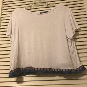 NWOT BooHoo Petite crop top!💙✨